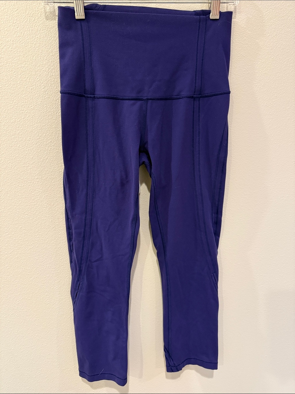 lululemon athletica Purple High-Rise Cropped Leggings with Slits